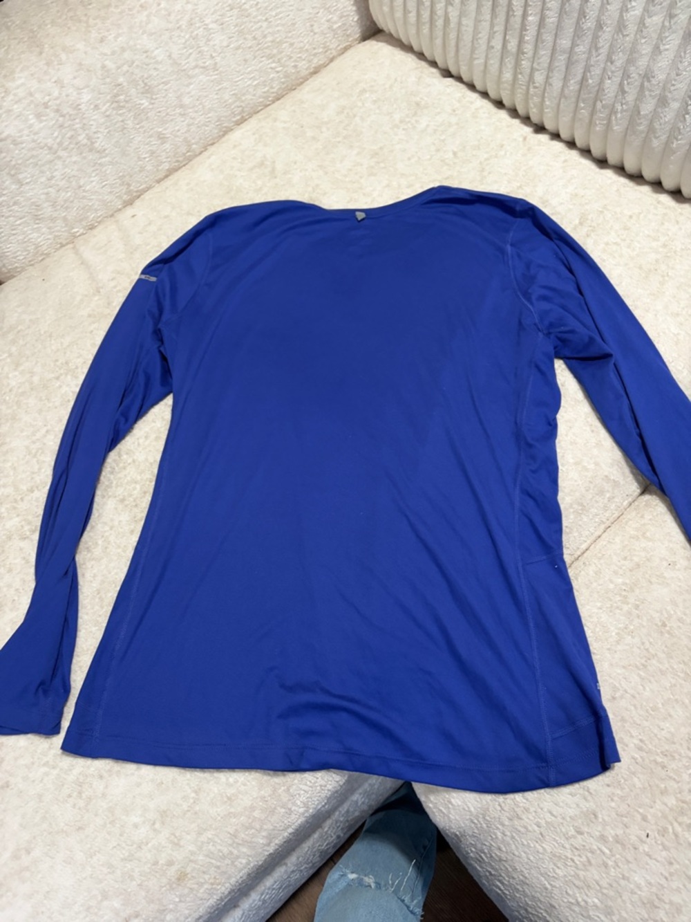 Nike Long Sleeve Dri-FIT Shirt - Blue - Picture 3 of 3